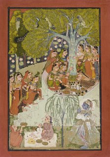 Tree Worship, between c1730 and c1750. Creator: Unknown.