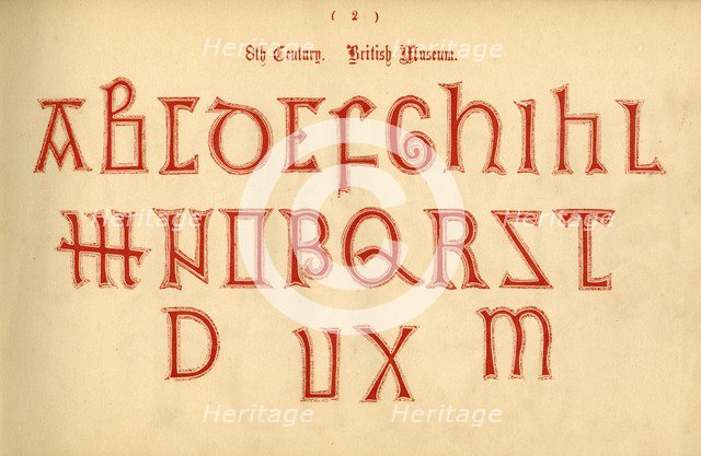 '8th Century. British Museum', 1862. Artist: Unknown.