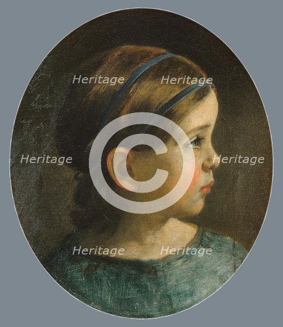 Daughter of William Page (Probably Mary Page), ca. 1840. Creator: William Page.