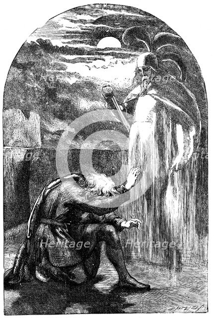 Scene from Shakespeare's Hamlet, 19th century. Artist: Unknown