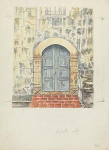 Doorway and Doors, 1935/1942. Creator: A. Regli.