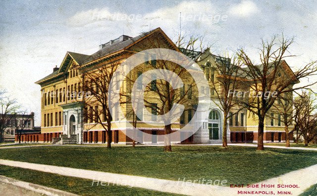 East Side High School, Minneapolis, Minnesota, USA, 1913. Artist: Unknown
