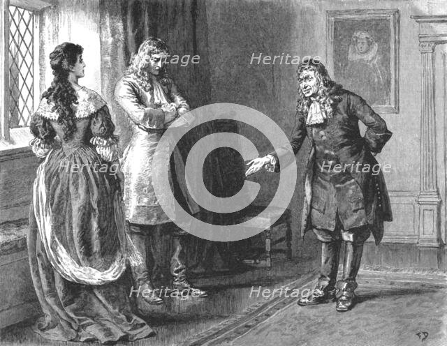 ''"Urith: A Tale of Dartmoor", By S. Baring Gould, M. A.; " Thou art too free with your kisses, too  Creator: Frank Dadd.