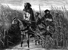 French mounted infantry for the war in Tonquin, 1883. Creator: Unknown.