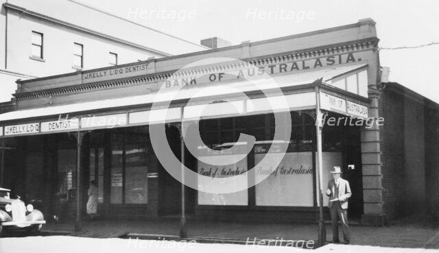 Bank of Australasia, Maryborough, Queensland, 1923. Creator: Jack Bain.