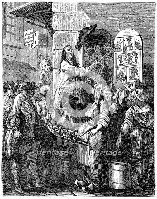 The Singer Of Canticles, (1885).Artist: Charles Nicolas Cochin