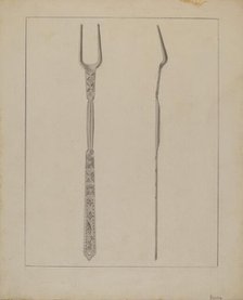 Fork, c. 1936. Creator: Anthony Zuccarello.