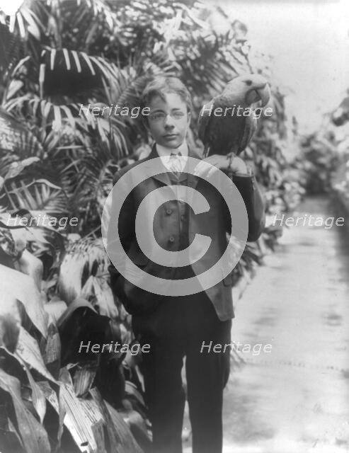 Teddy, Jr. & "Eli Yale", c1902 June 17. Creator: Frances Benjamin Johnston.