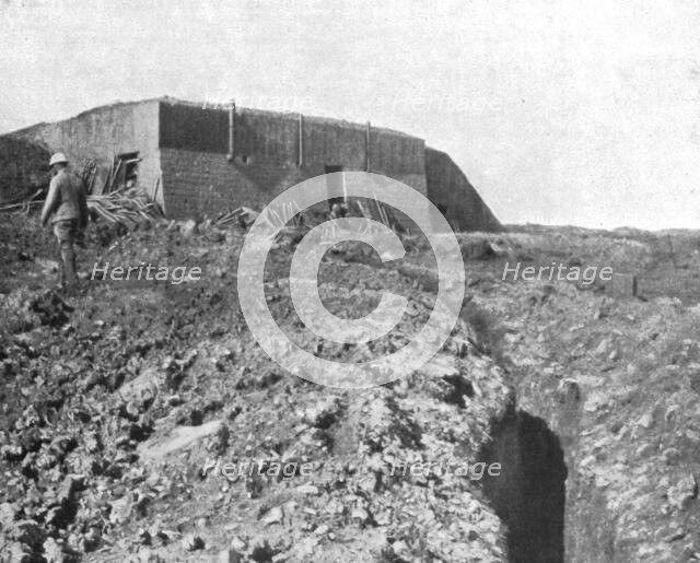 'Episodes de la bataille de Verdun; l'ouvrage de Thiaumont; l'ouvrageoccupe par nous, au..., 1916. Creator: Unknown.