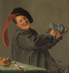 A Fool Holding a Jug, known as ‘The Jolly Drinker’, 1629. Creator: Judith Leyster.