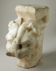 Horned Lion's Head, c.150 B.C.-A.D. 225 or later. Creator: Unknown.