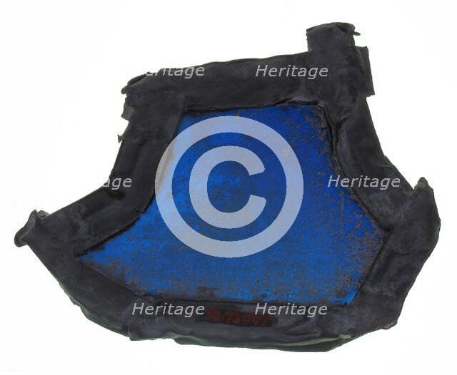 Glass Fragment, European, 13th century. Creator: Unknown.