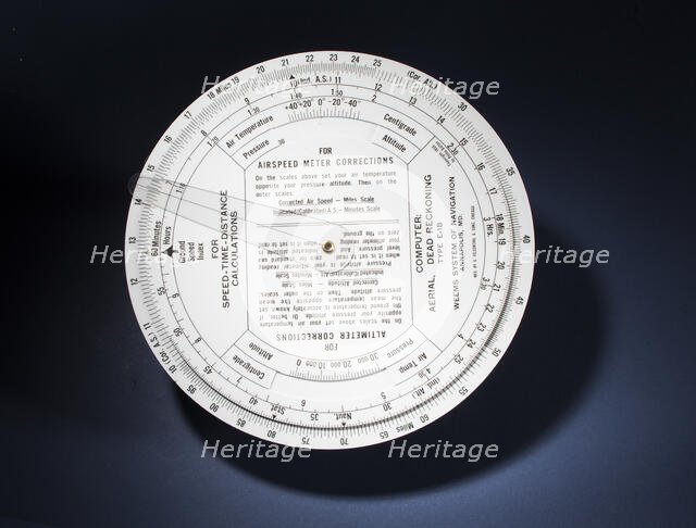 Computer, Weems E-1B Navigational. Creator: Weems System of Navigation.