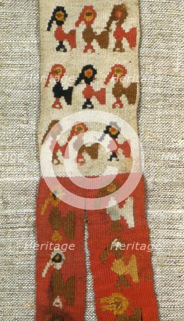 Fragment (Band), Peru, A.D. 1250/1532. Creator: Unknown.