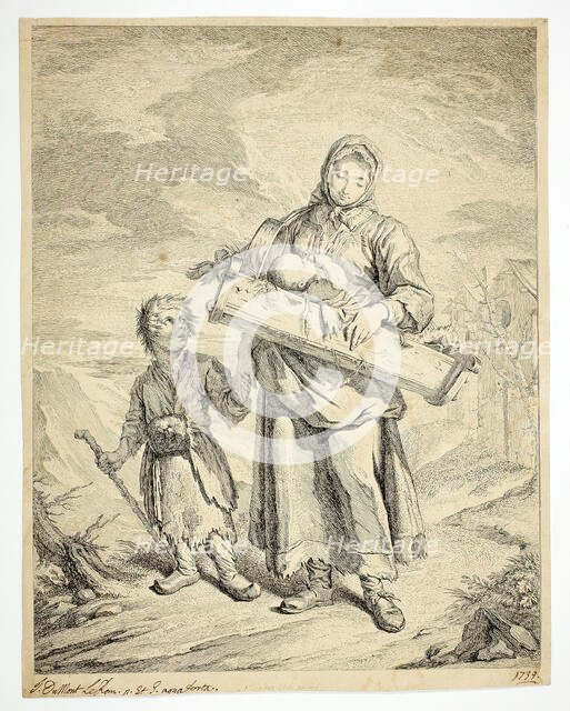 The Savoyard, c. 1748. Creator: Jacques Dumont.