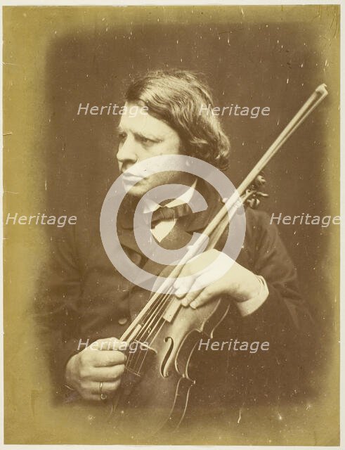 Mr. Joseph Joachim, 1868. Creator: Julia Margaret Cameron.