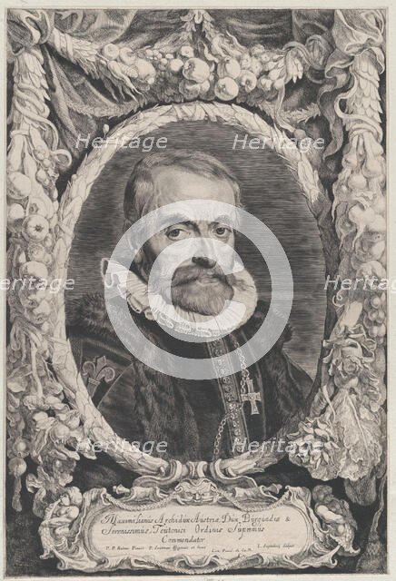 Portrait of Maximilian III, Archduke of Austria, ca. 1650., ca. 1650. Creators: Jonas Suyderhoef, Pieter Soutman.