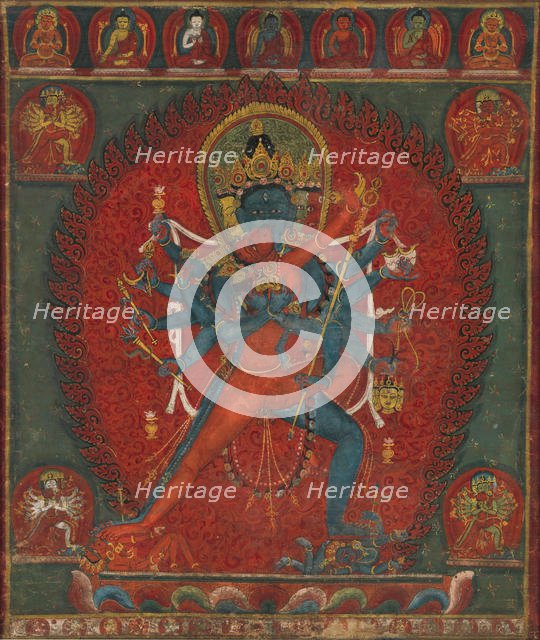 Chakrasamvara and Vajravarahi, 1575-1600. Creator: Unknown.