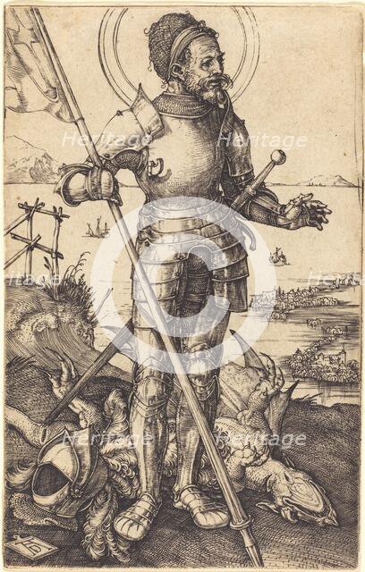Saint George Standing, c. 1507/1508. Creator: Albrecht Durer.