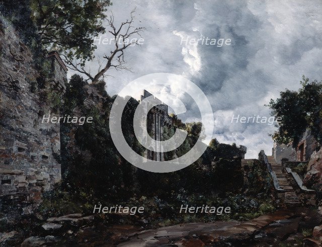 'Main Gate of Chateau de Clisson', 1884. Artist: Emmanuel Lansyer