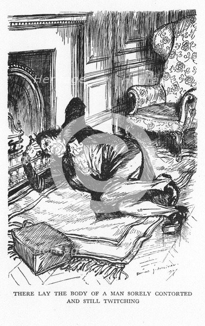 Scene from The Strange Case of Dr Jekyll and Mr Hyde by Robert Louis Stevenson, 1927. Artist: Edmund Joseph Sullivan