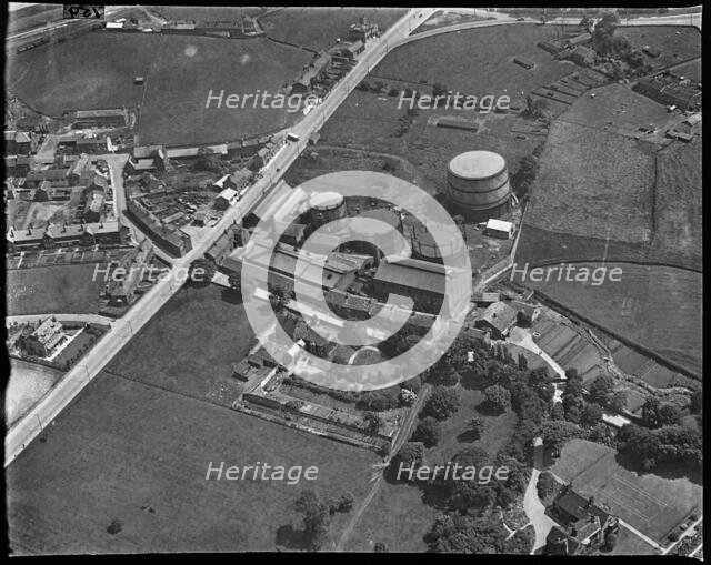 The Yeadon and Guiseley Gas Co Gas Works, Yeadon, West Yorkshire, c1930s. Creator: Arthur William Hobart.