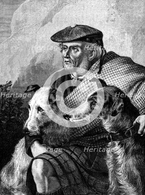 "Waiting For The Shot," by James Hardy, Jun. in the Dudley Gallery, 1871.  Creator: W Hollidge.