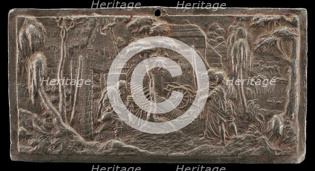 Abraham Welcoming the Three Angels, c. 1525/1535. Creator: Peter Flotner.