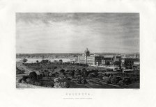 Calcutta, capital of the Indian state of West Bengal, India, 19th century. Artist: R Dawson