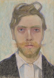 Self-Portrait, 1897. Creator: Stanislaw Wyspianski.