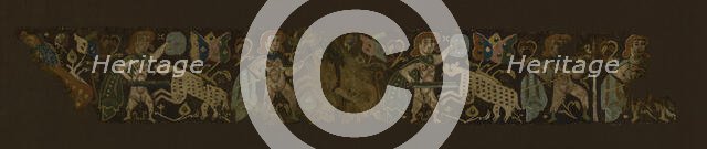 Border, Egypt, Roman period (30 B.C.- 641 A.D.)/Arab period (641-969), 6th/8th century. Creator: Unknown.