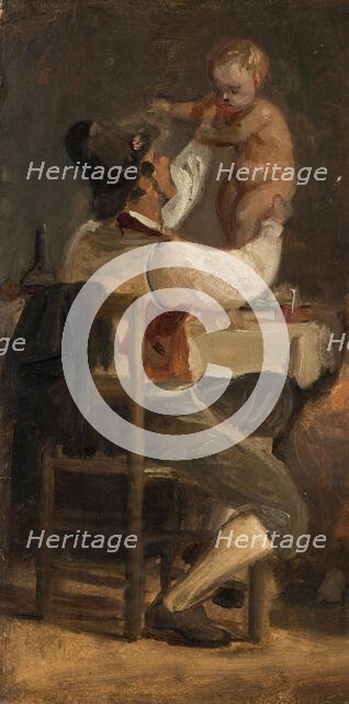 Father’s love, c1839. Creator: Wilhelm Marstrand.