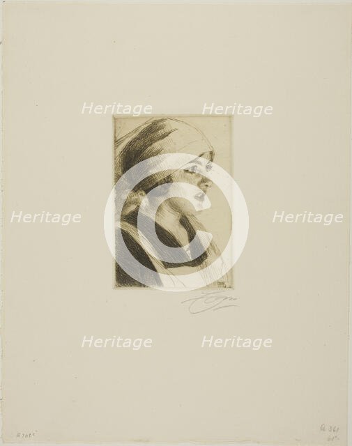 Gulli I, 1914. Creator: Anders Leonard Zorn.