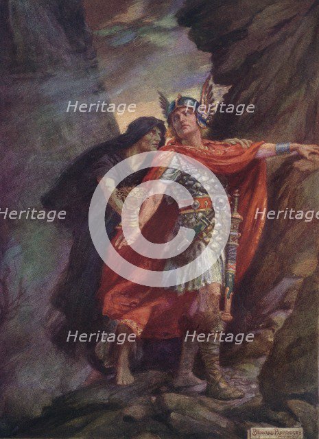 An illustration of Robert Browning's (1812-1889) poem Rabbi Ben Ezra, 1916. Artist: Bernard Partridge