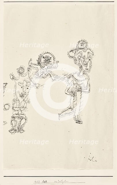 Erfolglos (Unsuccessful), 1927. Creator: Klee; Paul (1879-1940).