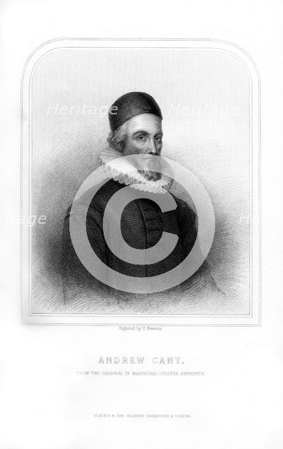 Andrew Cant, Presbyterian minister and leader of the Scottish Covenanters, (1870).Artist: S Freeman