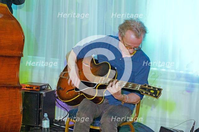 Dave Kelbie, Watermill Jazz Club, Dorking, Surrey, 28 May 2019. Creator: Brian O'Connor.