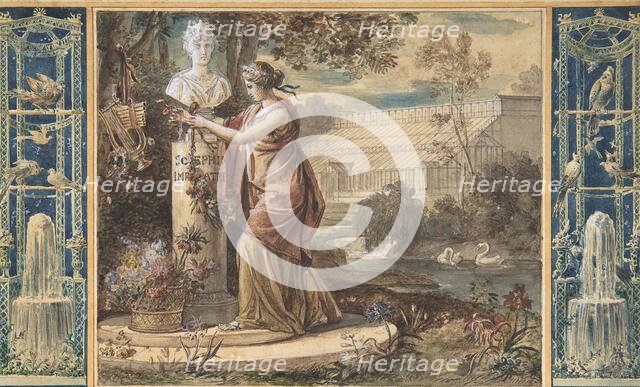 An Allegory of Empress Josephine as Patroness of the Gardens at Malmaison, ca. 1805-6. Creator: Francois Gérard.