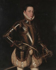 Portrait of Alessandro Farnese (1545-1592), Duke of Parma, c1559. Creator: Sánchez Coello, Alonso (1531-1588).