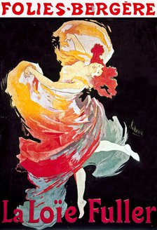 Poster for the show 'La Loie Fuller' of the Folies Bergere, 1895, by Georges Neunier.