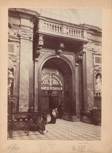 Old houses at the Church of St Michael, Vilnius, 1895-1905. Creator: Stanislaw Filibert Fleury.