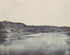 Nubie. Rive Orientale du Nil (Village de Bab). Vue prise au sud de Philoe, 1850. Creator: Maxime du Camp.