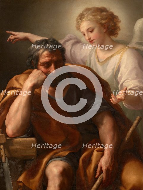 The Dream of St. Joseph, 1774. Artist: Mengs, Anton Raphael (1728-1779)