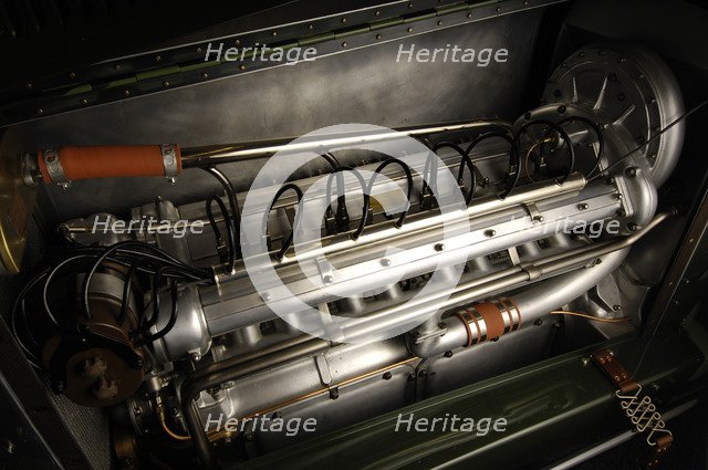 MILLER 122 supercharged 1923. Artist: Simon Clay.