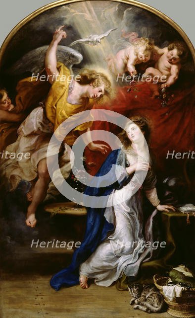 The Annunciation, 1628-1629. Creator: Rubens, Pieter Paul (1577-1640).