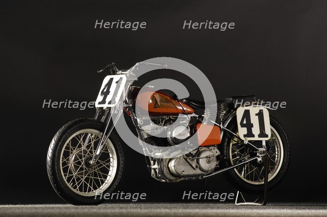 Indian Model 648  Big Base 1948. Artist: Simon Clay.