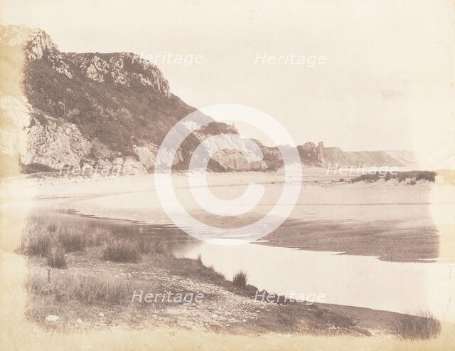 The Great Torr and Crawley Rocks, 1853-56. Creator: John Dillwyn Llewelyn.