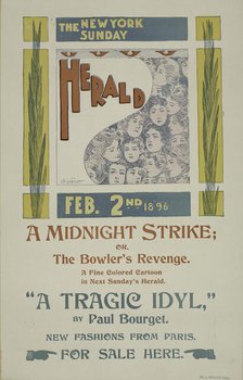 The New York Sunday herald. Feb. 2 1896., c1896. Creator: Charles Hubbard Wright.