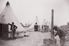 Camp of 153rd New York Infantry, ca. 1861. Creator: Unknown.