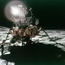 Lunar Module 'Antares' on the Moon, Apollo 14 mission, February 1971.